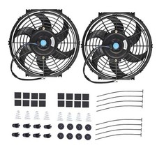 10" Electric Radiator Cooling Fan Assembly Kit, Universal High Performance 12V