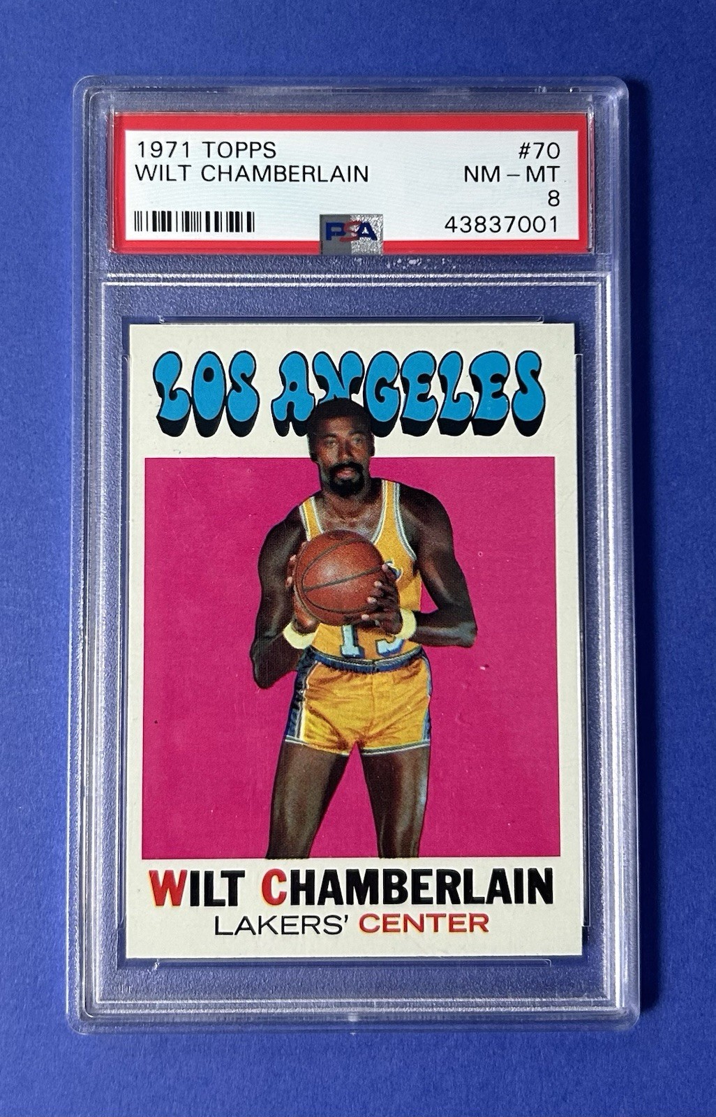 1971 Topps Wilt Chamberlain #70 PSA 8 NM-MT