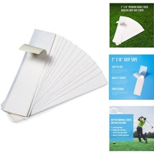 15 Pack Professional Golf Grip Tape 2"x10" Double Sided Solvent Activated Strips