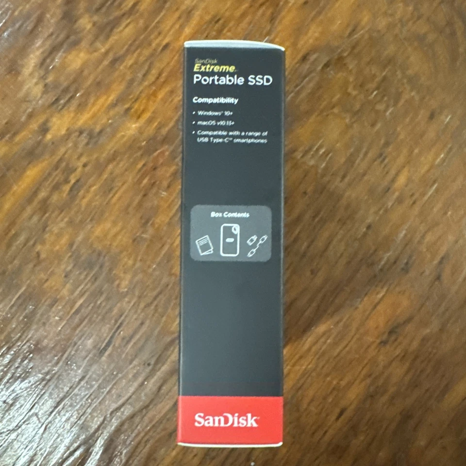 SanDisk 2TB Extreme Portable SSD High Speed Storage New In Box - Image 3 of 4