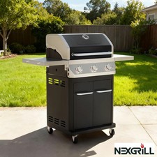 Nexgrill 3 Burner Gas Barbecue Grill + Cover