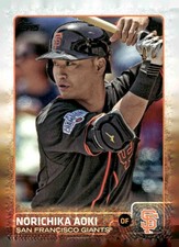 2015 Topps Update #US335 Norichika Aoki