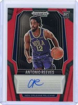#ad 2024 25 Panini Prizm Black Antonio Reeves Red Signatures Autograph RC 21 99 $6.38