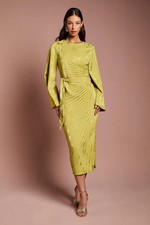 Coast Olive Column Dress Womens Occasion Dresses