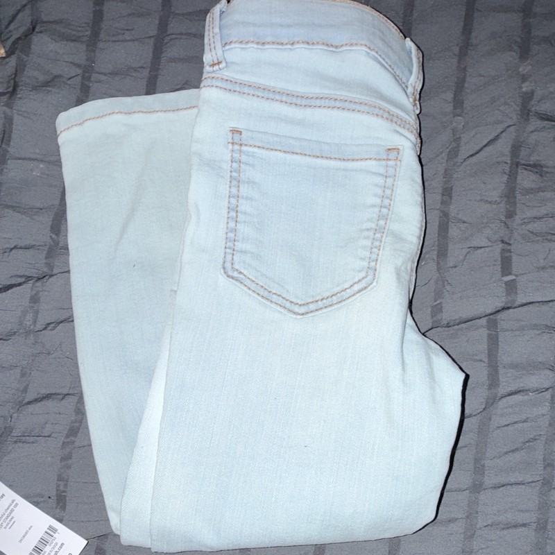 OshKosh Girls Skinny Jeans 5T Light Wash Blue Denim Stretch Pockets