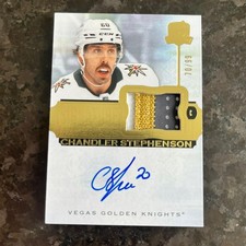 2022-23 The Cup Signature Patches Auto Chandler Stephenson /99 Knights