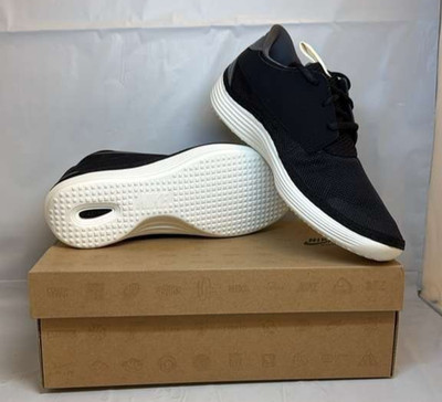 Nike Solarsoft Moccasin Sneakers Black/Dark Grey/White Mens Size 9 (555301-001)