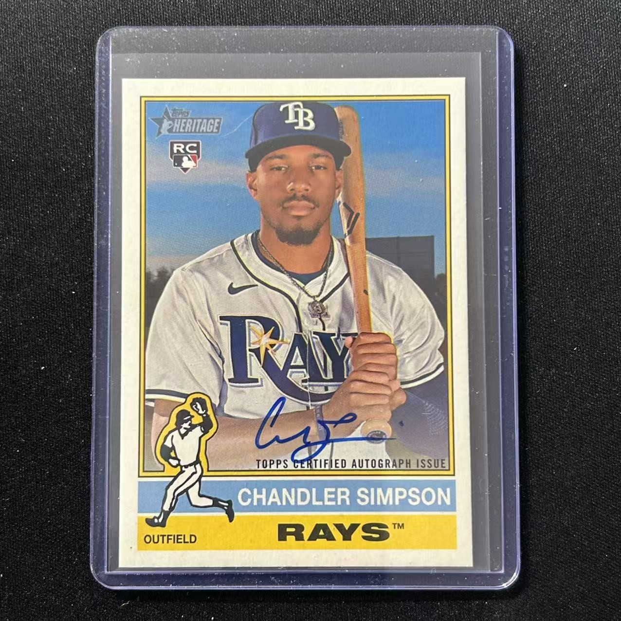 🔌IU 2025 TOPPS HERITAGE HIGH NUMBER BASEBALL REAL ONE AUTO RC CHANDLER SIMPSON