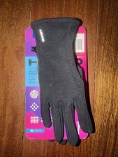 Head womens touchscreen running gloves Black Large New