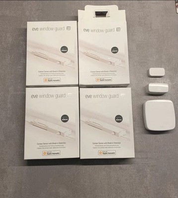 4x Apple Eve Window Guard Smart home Fenster Einbruchschutz Set