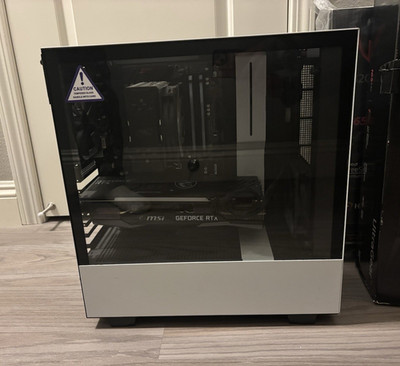 NZXT BLD Gaming Desktop Ryzen 5 5600G RTX 3070 Ti 32GB 1.36TB SSD Win10