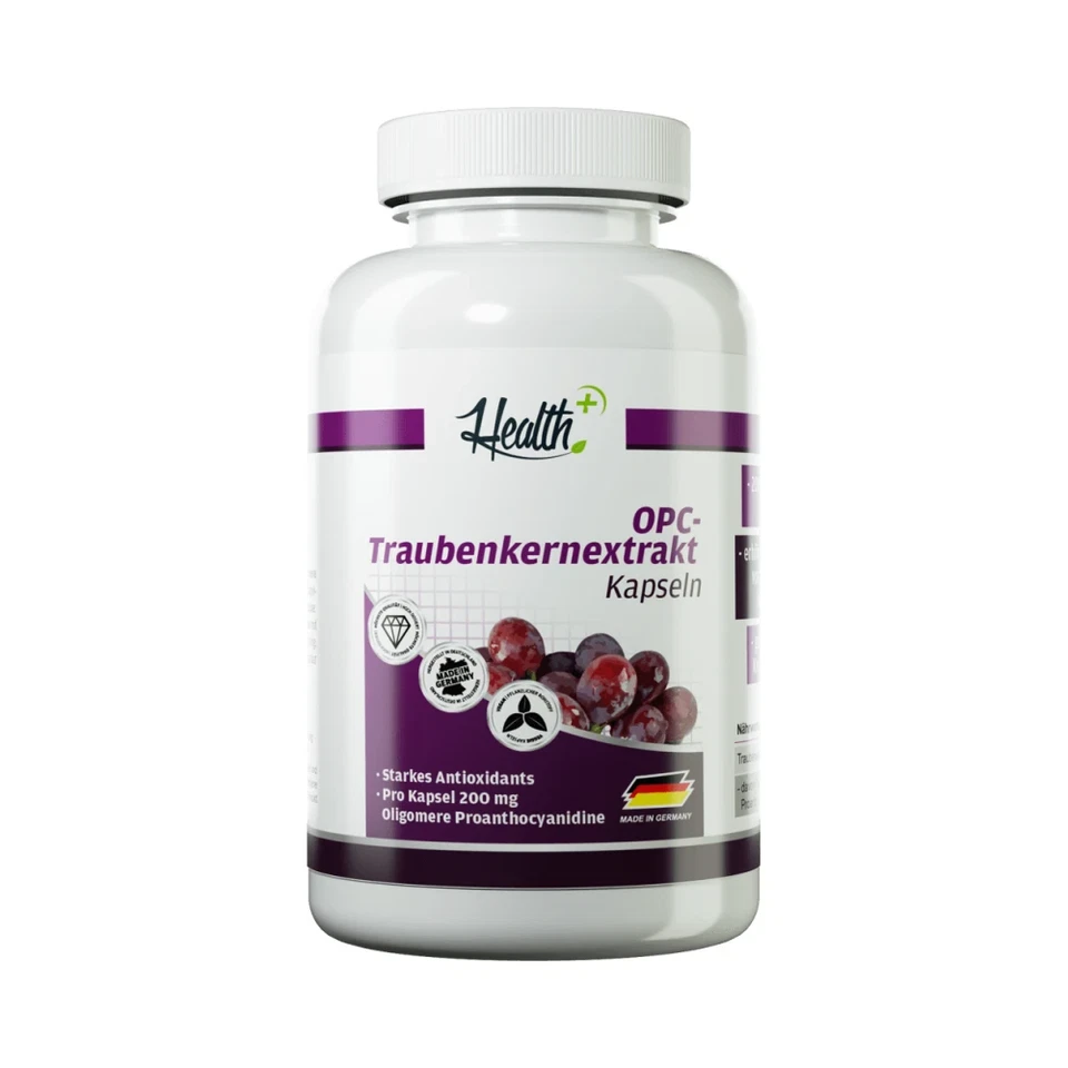 Zec+ Health+ Grape Seed Extract (120 Caps) Unflavored (198,02 EUR/kg) - Bild 1 von 1