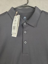Adidas Primegreen Golf Polo Shirt Men's 2XL Black Performance Brand New