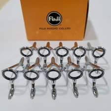 (Discount Close Out) 10pcs Fuji CLCSG LC SIC Fishing Rod Low Rider Guides