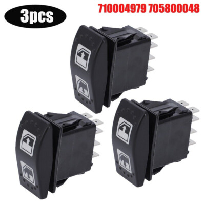 3 x Fensterwippschalter links Hand 710004979 Für Can-Am Defender HD8 HD10 16-20