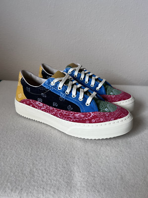 Rhude V2 Bandana Sneakers - Size 9 - Multicolor - NEW
