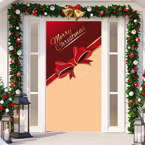 Hot sale - Door Hanging Christmas Door Cover Window Sign Banners Christmas Decor - Picture 14 of 98