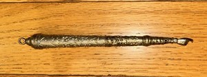 Torah Pointer Antique Middle Eastern Heavy Silver Cast Yad Jewish Judaica Look!!