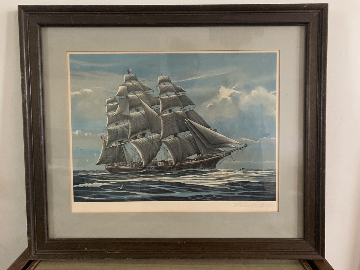 Richard Linton-Australian Original Signed Framed Lithograph