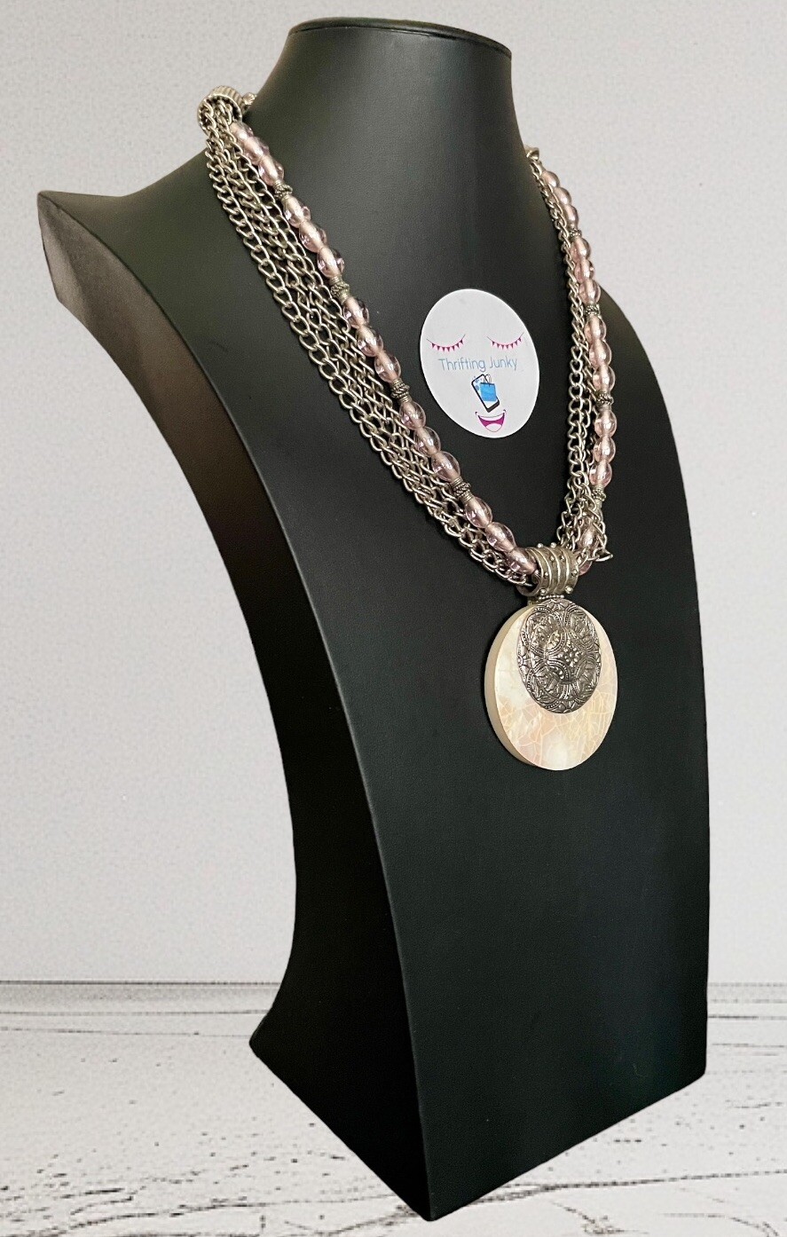 Anthony Alexander Statement Necklace Multi Strand… - image 2