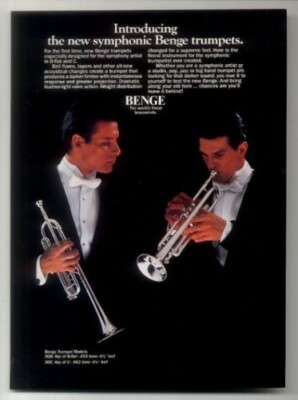 Brand New Benge Presentation 90B Trumpet in Silver Plate with Gold