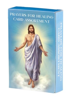 Prayers For Healing Holy Card Pack 54 Wallet Size Cards ( 18 Different Prayers)