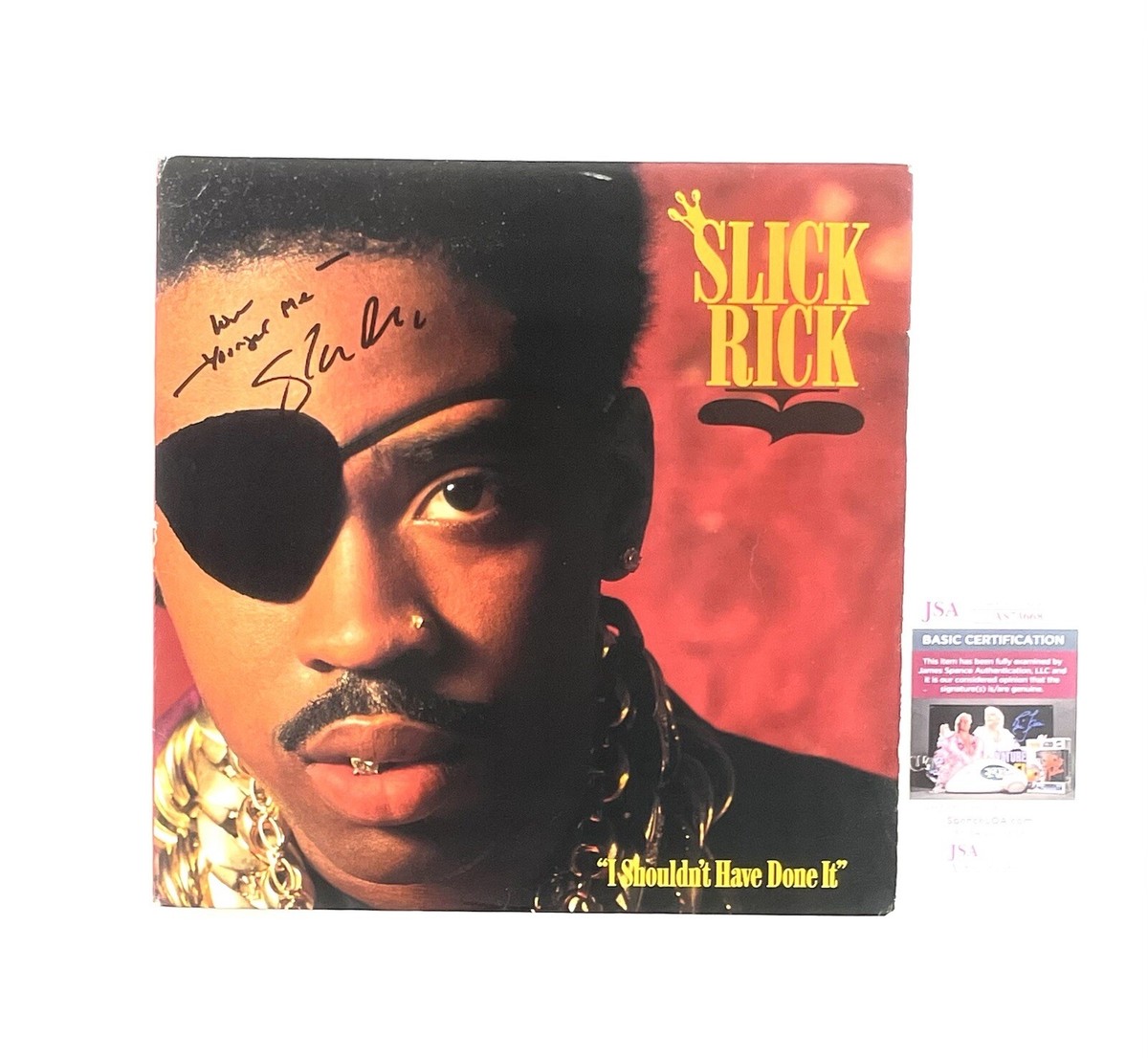 Slick Rick Signed Autographed “I Shouldn't Have Done It” 12” Vinyl