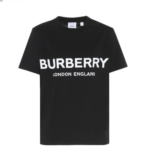 Arrugas Avenida radio Camiseta Burberry London Negra Damas Logotipo Suelta Talla XS Totalmente  Nueva Precio de venta sugerido por el fabricante £270. | eBay