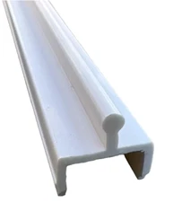 Sliding Screen Door Track 72" White Vinyl