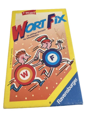 Ravensburger, Wort Fix, 1996, ab 7 Jahre, ab 2 Spieler, gut Original Verpackung