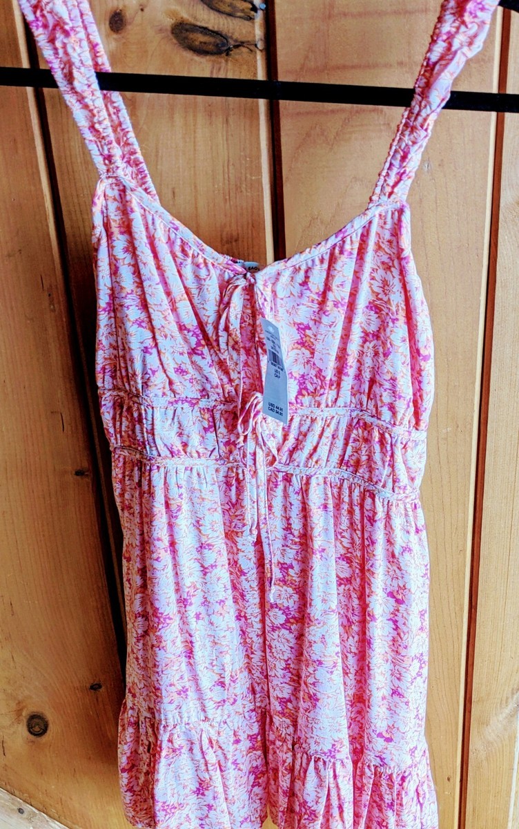 American Eagle Silky Tie-Front Mini Dress Pink, Lined w/Pockets Women Dress (S) | eBay American Eagle Silky Tie-Front Mini Dress Pink, Lined w/Pockets Women Dress (S) | eBay