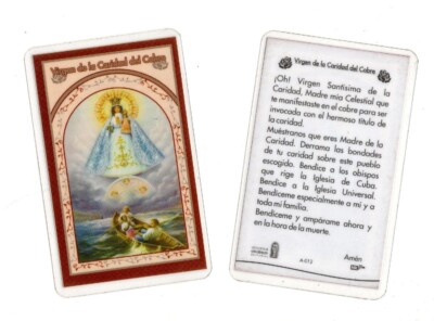 Virgen de la Caridad del Cobre   Tarjeta de Oración tamaño Cartera