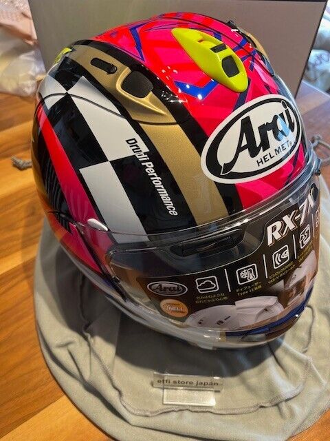 Arai Full face helmet RX-7X Kevin Schwantz US 30th Arai Full face helmet RX-7X Kevin Schwantz US 30th