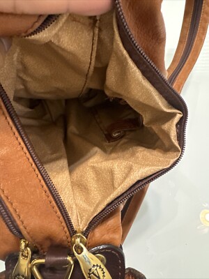 Valentino di Paola Genuine Leather  Purse worn Crossbody Shoulder Backpack T6 Valentina di Paola Genuine Leather Purse worn Crossbody  main image 2