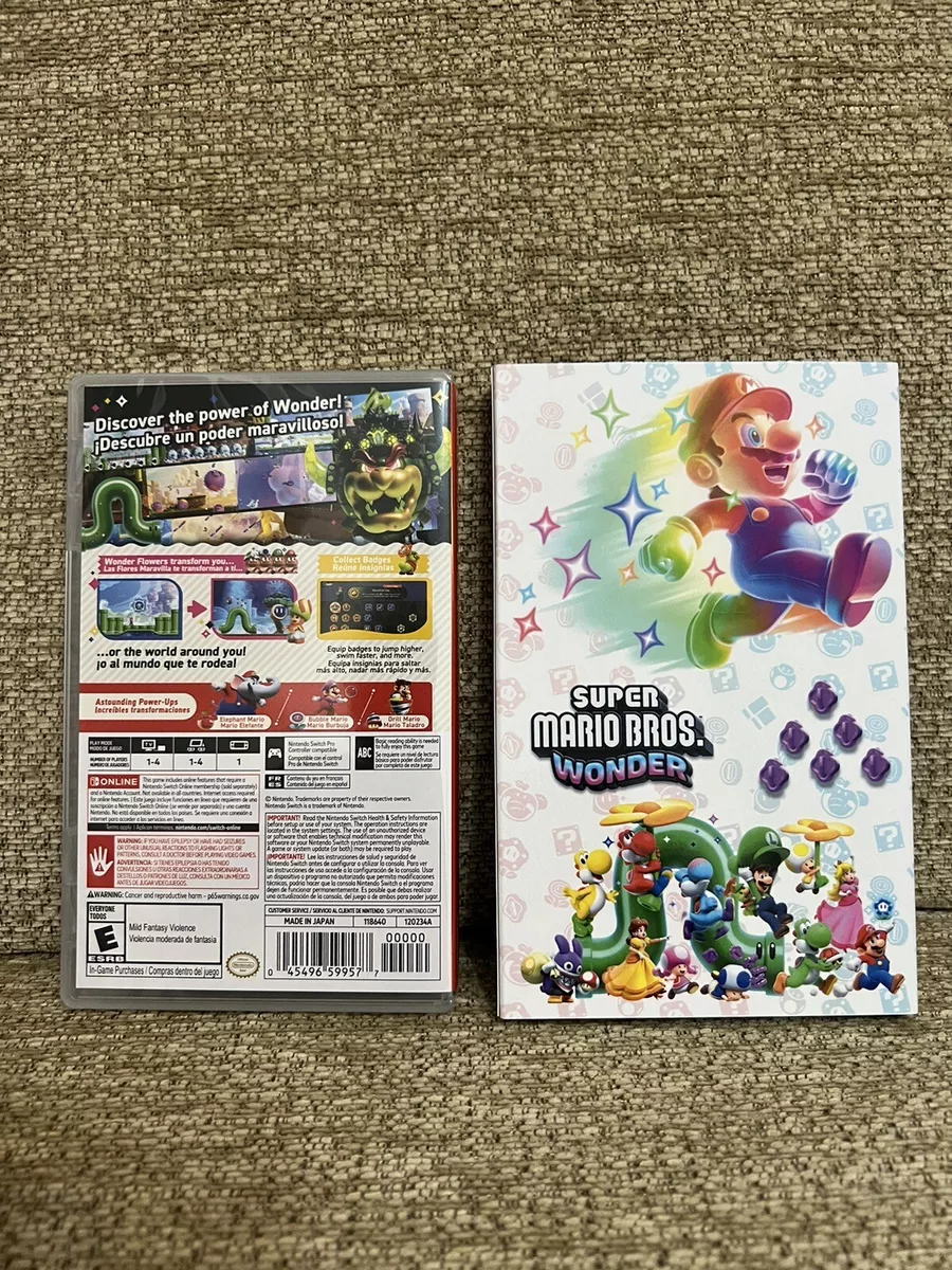Super Mario Bros. Wonder Nintendo Switch Game Big Bundle Trading