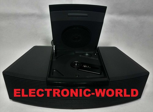NICE! Bose Wave radio CD player AWRC-1G alarm clock Black TESTED 100% WORKING - Picture 6 of 11