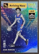 2021-22 Panini Hoops Arriving Now Winter #11 Keon Johnson Rookie RC LA Clippers