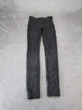 Spanx Leggings Womens Small Black Faux Leather