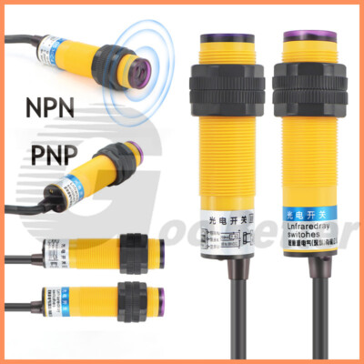 Näherungsschalter induktiv kapazitiv 18mm PNP NPN NC NO Näherungssensor