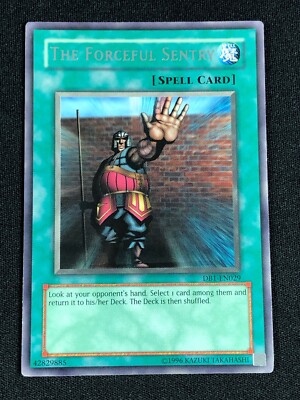 YUGIOH THE FORCEFUL SENTRY DB1-EN029 RARE (NM)