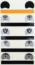 Las Vegas Raiders Helmet Logo Timeline Custom Gumball Decal