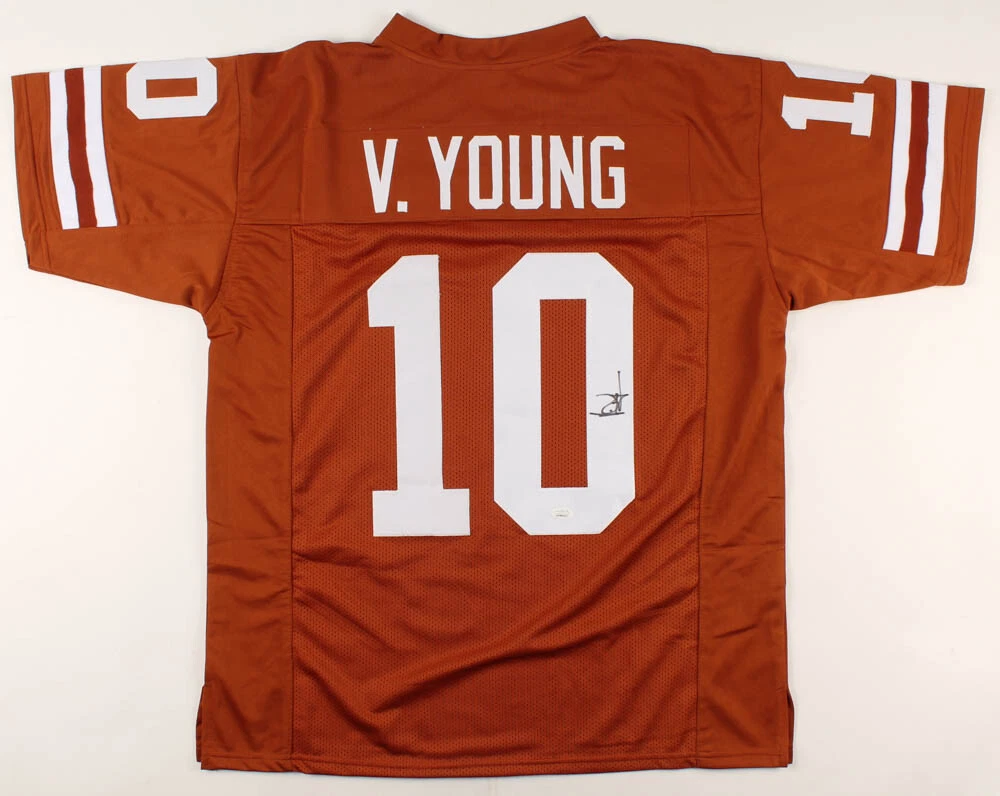 Vince Young Signed Texas Longhorns Jersey JSA Tennessee Titans