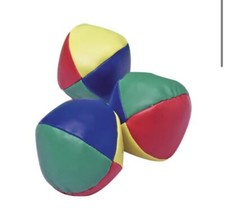 SET of 3 LEARN TO JUGGLE Beanbag 2" Balanced BALLS Circus Carnival FREE SHIPPING