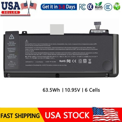  Replacement Battery for Macbook Pro 13'' A1322 A1278 Mid 2009/2010/2011/2012