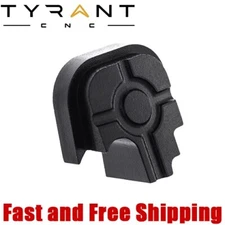 Tyrant CNC Aluminum Slide/Upper Cover Back Plate for S&W M&P Shield - Black
