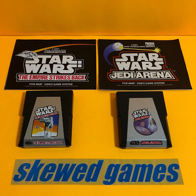 Star Wars Jedi Arena and The Empire Stricks Back - Games and Manuals - Atari Lot