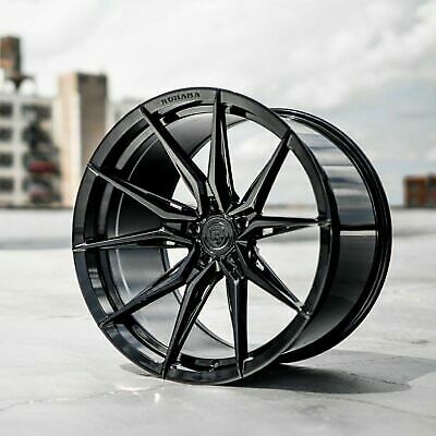 20” ROHANA RFX13 GLOSS BLACK CONCAVE WHEELS RIM FOR BENTLEY CONTINENTAL GT 