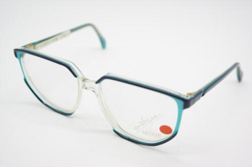 Vintage Brille Metzler 0646 Blau Transparent Oval Brillengestell eyeglasses - Bild 3 von 6