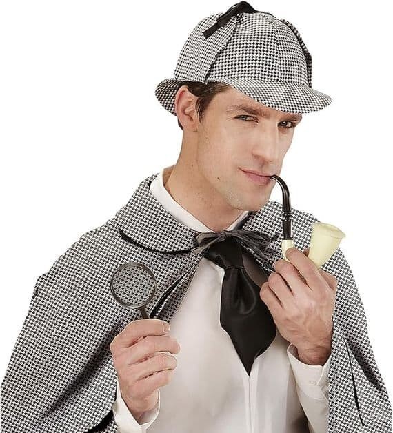 Adult Unisex Detective Accessory Set
