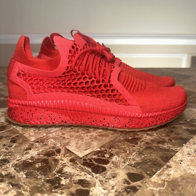 Men's Puma Tsugi Netfit Evoknit Sneakers Red/Red Size 12